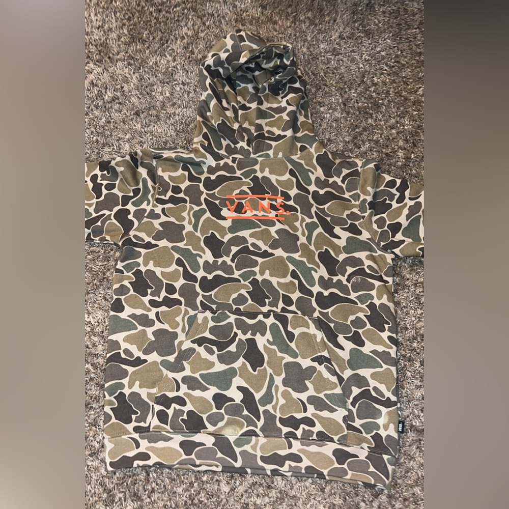 Vans Camo Classic Fit Shirt - Brown and Green
